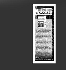 Gr&ouml;&szlig;ere Abbildung Anzeige "Spelling mistake in Carbohydrate"