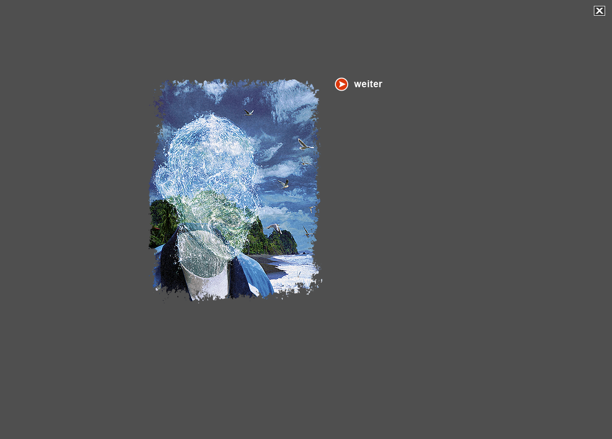 Gro&szlig;e Abbildung Digital-Montage "Die Liebe zum Meer"