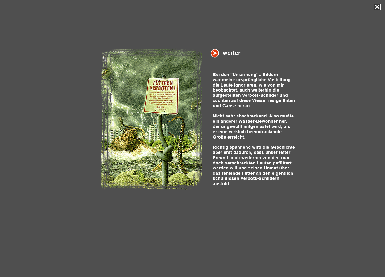 Gro&szlig;e Abbildung Digital-Montage "F&uuml;ttern verboten"