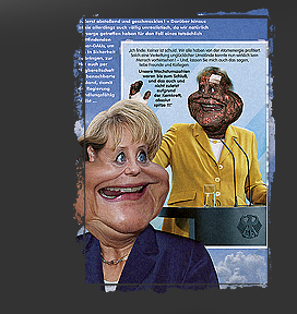 Gr&ouml;&szlig;ere Abbildung Digital-Montage "Geschmacklos"