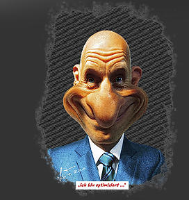 Gr&ouml;&szlig;ere Abbildung Digital-Montage "Don't worry, be happy"