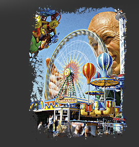 Gr&ouml;&szlig;ere Abbildung Digital-Montage "Durchgedreht"