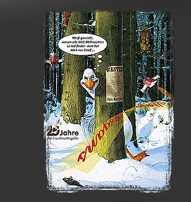 Gr&ouml;&szlig;ere Abbildung Digital-Montage "Es lebe die Weihnachtsgans"