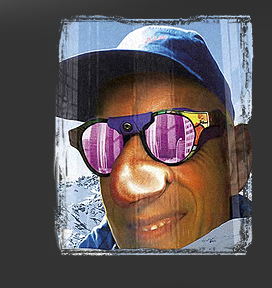 Gr&ouml;&szlig;ere Abbildung Digital-Montage "Schnee-Portree"