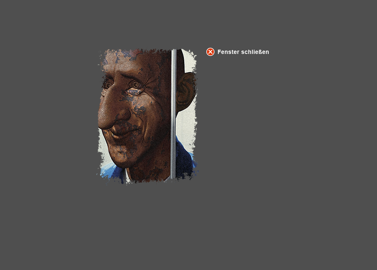 Gro&szlig;e Abbildung vergr&ouml;&szlig;erter Ausschnitt Digital-Montage "Der L&uuml;gner - Rostiges Eisen"