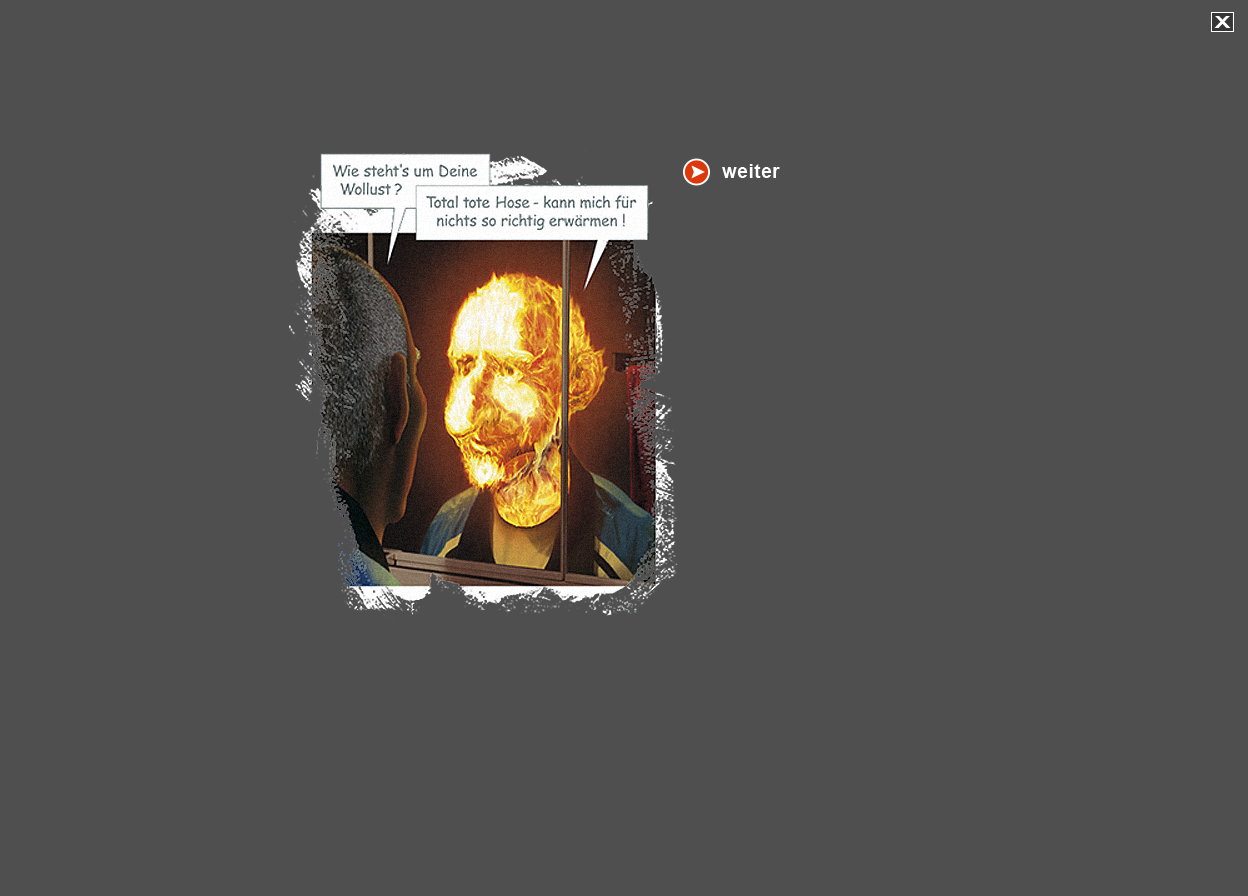 Gro&szlig;e Abbildung Digital-Montage "Der L&uuml;gner - Feuer"