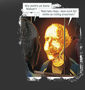 Gr&ouml;&szlig;ere Abbildung Digital-Montage "Der L&uuml;gner - Feuer"