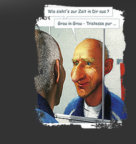 Gr&ouml;&szlig;ere Abbildung Digital-Montage "Der L&uuml;gner - Malerei"