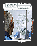 Abbildung Digital-Montage "Der L&uuml;gner - Eis"