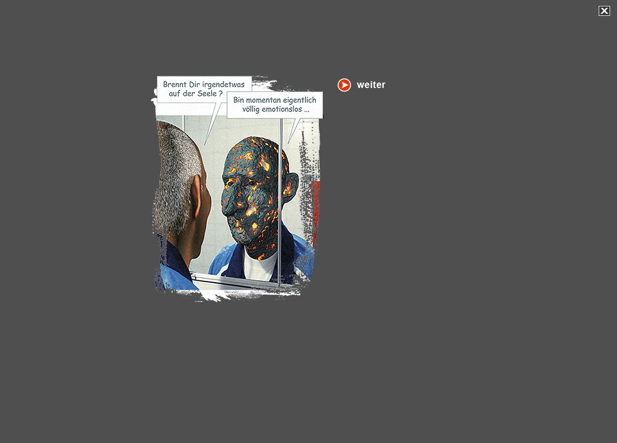 Gro&szlig;e Abbildung Digital-Montage "Der L&uuml;gner - Lava"