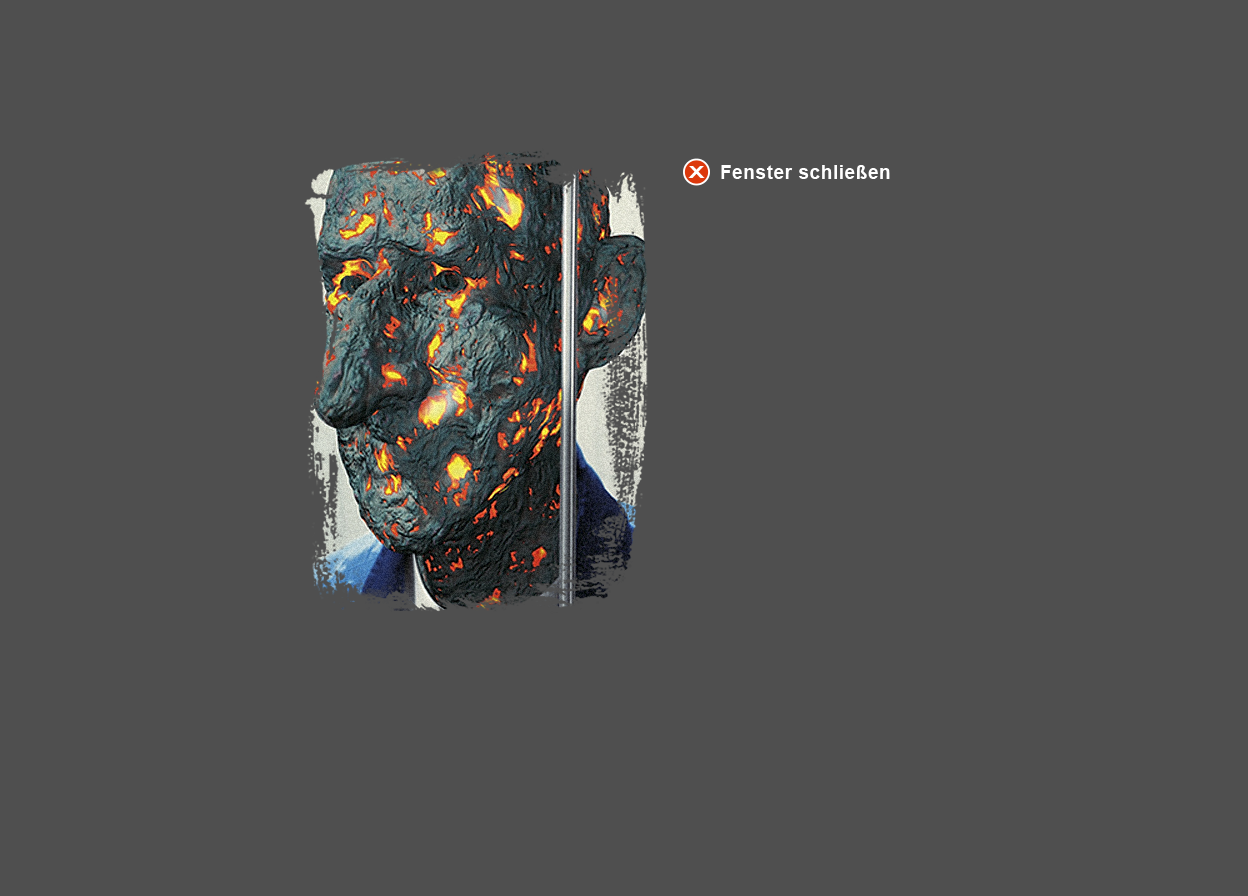 Gro&szlig;e Abbildung vergr&ouml;&szlig;erter Ausschnitt Digital-Montage "Der L&uuml;gner - Lava"