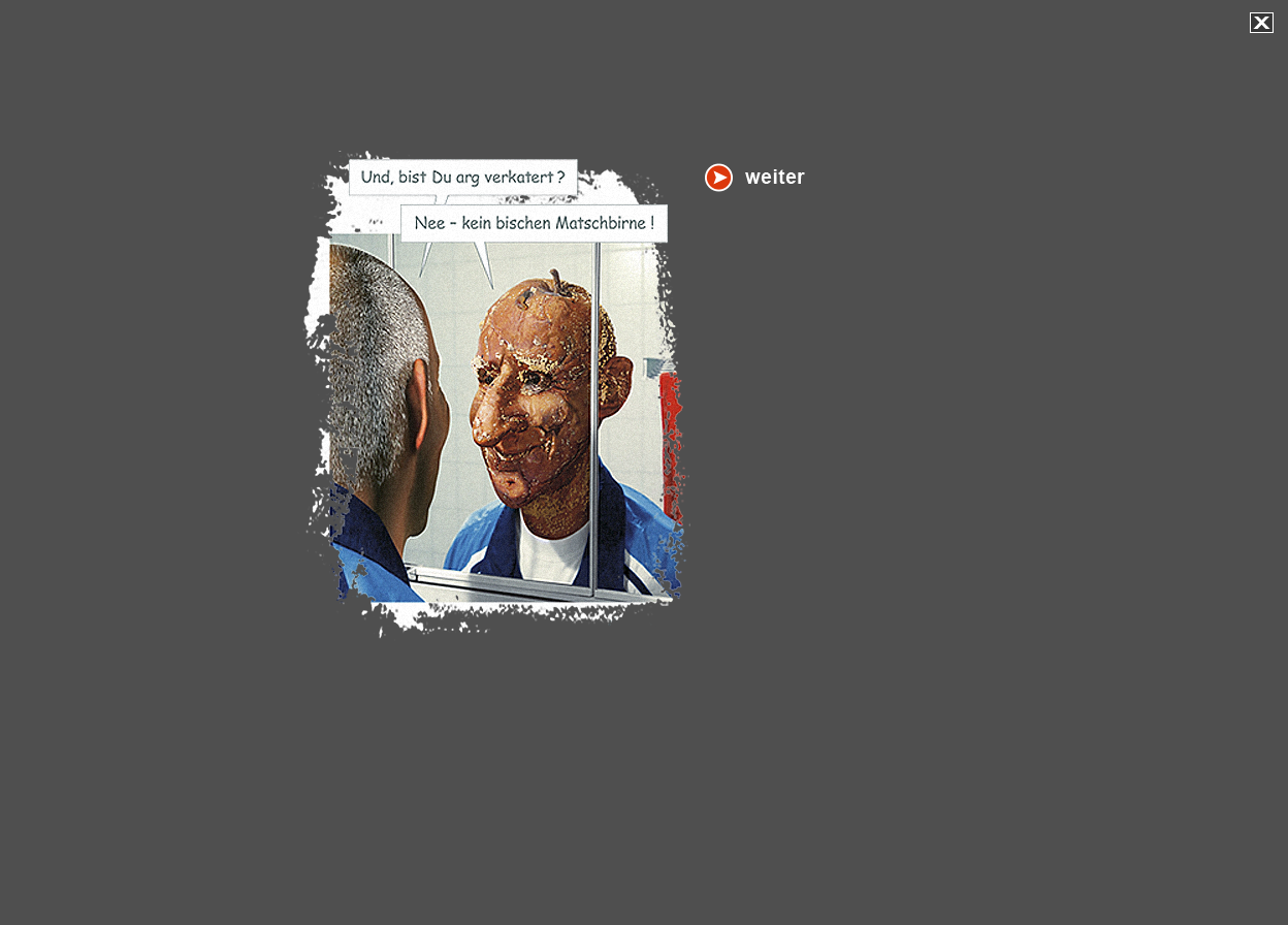 Gro&szlig;e Abbildung Digital-Montage "Der L&uuml;gner - F&auml;ulnis"