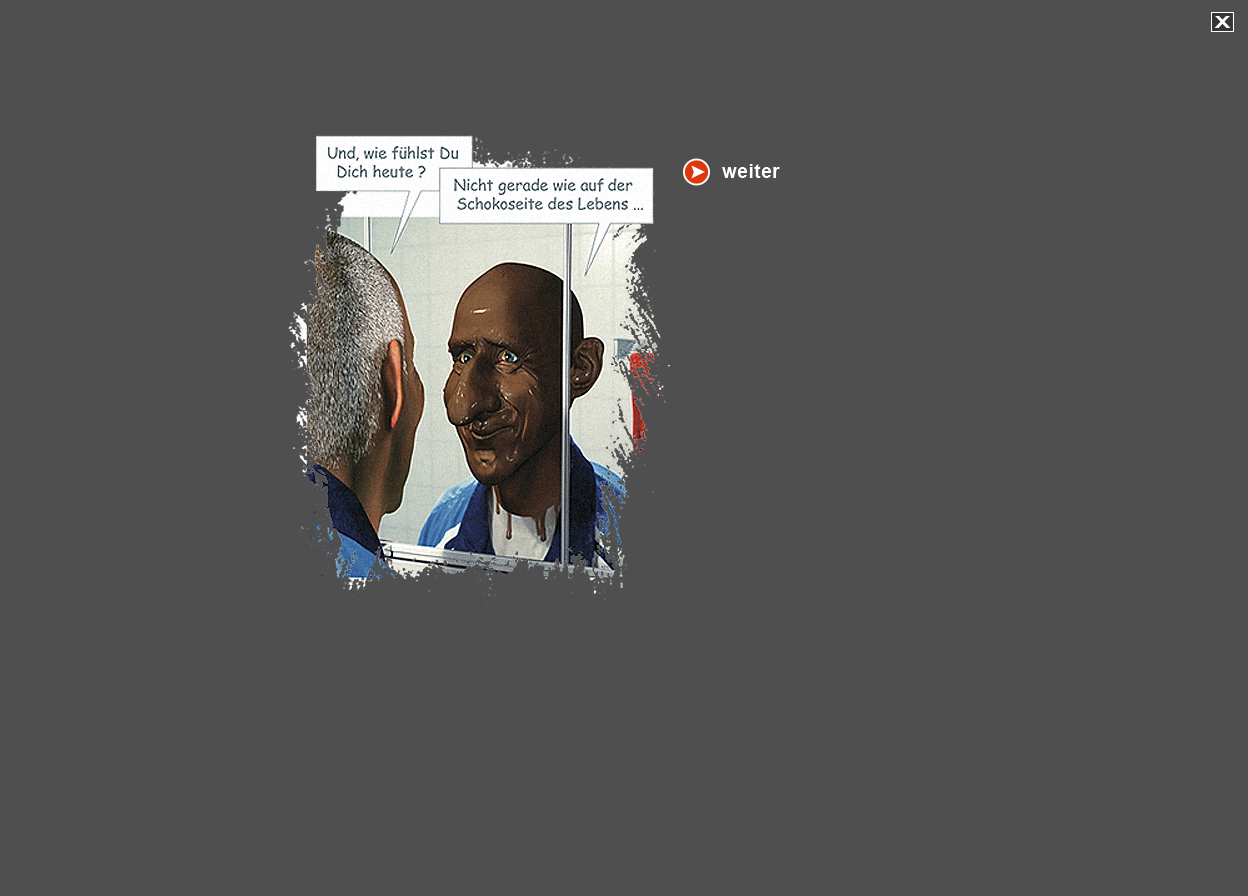 Gro&szlig;e Abbildung Digital-Montage "Der L&uuml;gner - Schokolade"