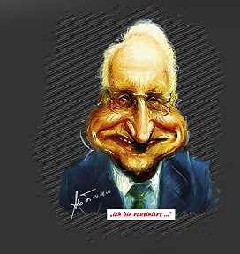 Gr&ouml;&szlig;ere Abbildung E-Malerei Karikatur "Eddi"