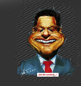 Gr&ouml;&szlig;ere Abbildung E-Malerei Karikatur "Gerhard"