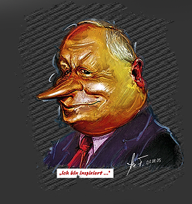 Gr&ouml;&szlig;ere Abbildung E-Malerei Karikatur "Oskar"