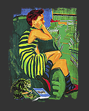 Abbildung E-Malerei "Die Kr&uuml;cke"