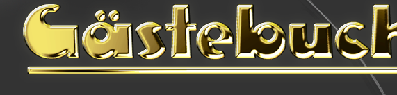 Schriftzug G&auml;stebuch