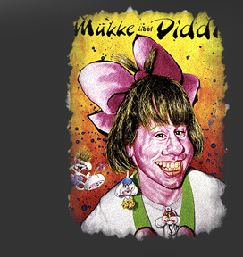 Gr&ouml;&szlig;ere Abbildung Mischtechnik-Bild "M&uuml;cke libbt Diddl"