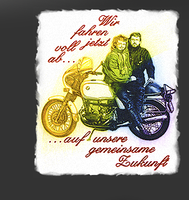 Gr&ouml;&szlig;ere Abbildung Mischtechnik-Bild "Gemeinsame Zukunft"