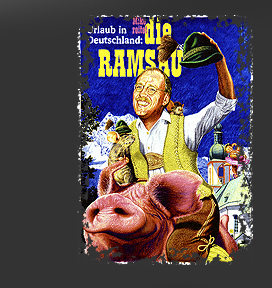 Gr&ouml;&szlig;ere Abbildung Mischtechnik-Bild "Mike reitet"