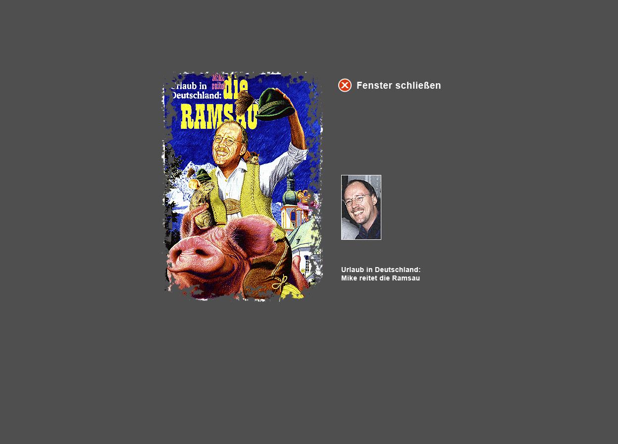 Gro&szlig;e Abbildung Mischtechnik-Bild "Mike reitet" und kleine Abbildung vom zugrunde liegenden Original-Foto