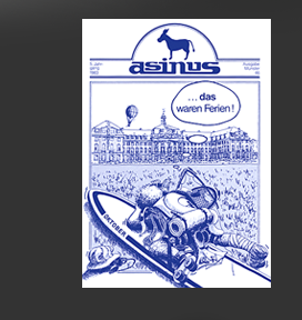 Gr&ouml;&szlig;ere Abbildung Titelbild "asinus" mit einem ausgepowerten Urlaubs-Studenten