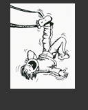 Abbildung Tusche-Zeichnung "Lachender Junge"