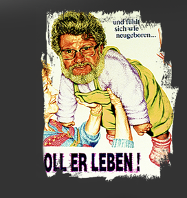 Gr&ouml;&szlig;ere Abbildung Wachskreide-Zeichnung "Eckehard wird 60"